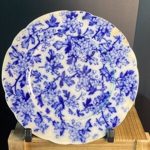 1880 Flow Blue dark color plate